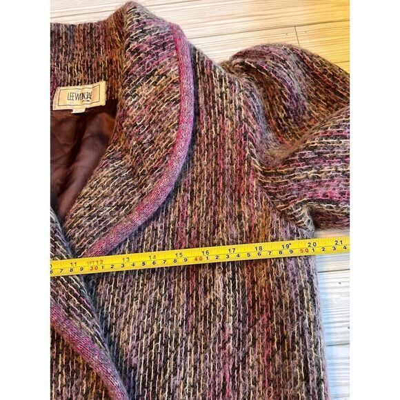 Lee Won Jae Blazer Jacket Women’s M-L Vintage Tailored 3/4 Sleeve 80’s Vintage - Picture 4 of 8